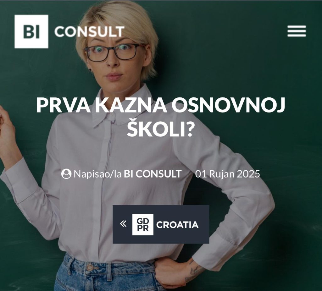 Prva kazna osnovnoj školi